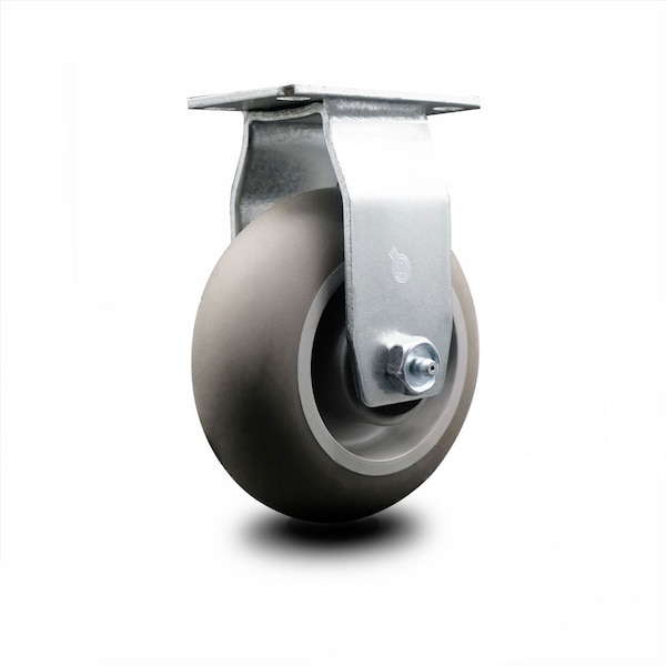 5 Inch Thermoplastic Rubber Wheel Rigid Caster with Ball Bearing SCC
